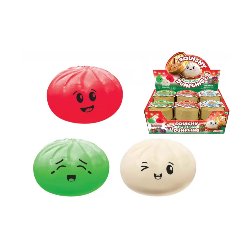Christmas Squishy Bao Bun Dumplings 8.5cm